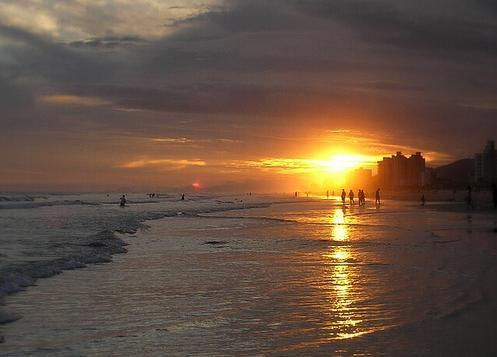 Apartamento Na Praia Grande Buitenkant foto